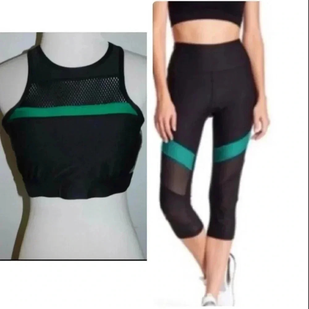 NEW C&C CALIFORNIA SPORTS BRA AND
LEGGINGS  SET M